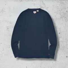 Levi's ワッフルサーマル　ロンT　コットンサーマル　ネイビー　リーバイス