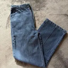 SIMPLICITÉ デニムインディゴブルー ストレートジーンズ