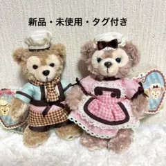 ❤️2013 バレンタイン　ダッフィー　シェリーメイ　ぬいぐるみバッジ❤️