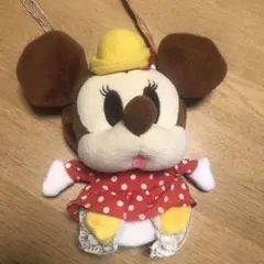 ディズニー　ミニーちゃん　がま口ポシェット　レトロ
