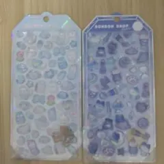 【正規品】ボンボンドロップシール オリジナル シャーベット よるねこ みずいろ