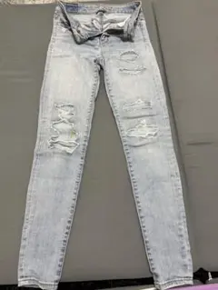 AMERICAN EAGLE ダメージスキニーデニムのサムネイル
