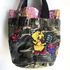2007【楕円底 トートバッグ】デニムリメイク - メルカリ