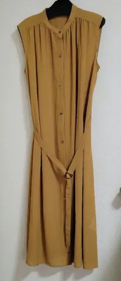 美品　UNTITLED　ノースリーブシャツワンピース　サイズ2