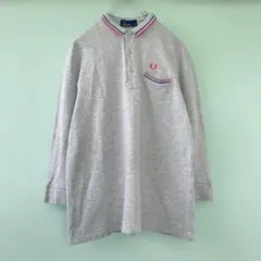 FREDPERRY フレッドペリー ポロシャツ ワンポイント 七分丈 古着