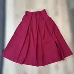 ROPE ロペ　フレアスカート　ピンク　膝丈　スカートのサムネイル