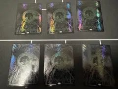 MTG 森　6枚　オイルスリックFOIL 基本土地