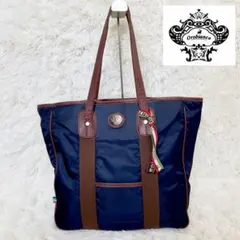 Orobianco オロビアンコ トートバッグ ネイビー ビジネス イタリア