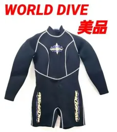 美品 ワールドダイブ ロングスプリング スキューバダイビング ウェットスーツ 美品 world dive ワールドダイブ ウェットスーツ ダイビング 着丈約