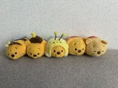 くまのプーさん ぬいぐるみ 5体セット　ツムツム