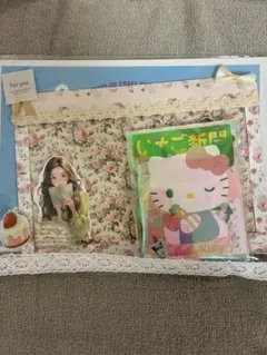 収納クリアファイルキャラクターバラメモ付き