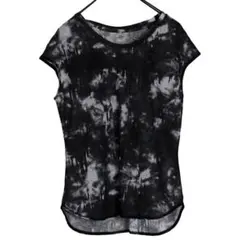 アディダス レイヤーTシャツ タイダイ柄 ノースリーブ ヨガ OTサイズ