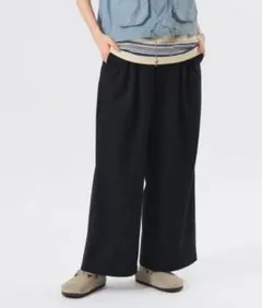 BEAMS BOY別注Gramicci 2プリーツ ワイド スラックス 25FW