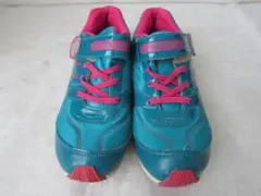 moon STAR　SUPERSTAR　青緑/ピンク　22㎝　ok2108C