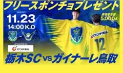 栃木SC 来場者プレゼント　ポンチョ