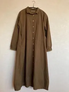 ⭐️美品【SUN VALLEY】♪〜秋色バルーンシャツワンピース