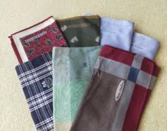 メンズ ブランドハンカチ 7枚セット