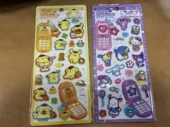 【正規品】平成はっぴーフォン シール サンリオ 2枚セット
