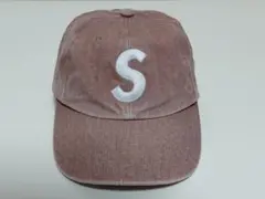 極美品　Supreme　Pigment　S Logo　6-Panel　Khaki