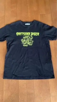 オニツカタイガー黒Tシャツ