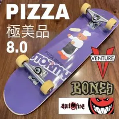 ピザ　スケートボード　スピットファイア　ベンチャー　極美品　スケボー　8インチのサムネイル