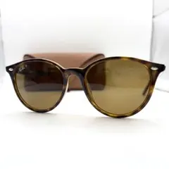 美品✨RayBan RB4305F 710/83 偏光レンズ　べっ甲　ブラウン