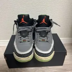 エアジョーダン3 グレー/ブラック/グリーン