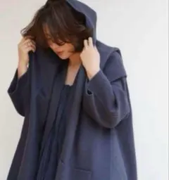 新品⭐︎ETRE TOKYO エトレトウキョウ ウールフーディーリバーコート ETRE TOKYO（エトレトウキョウ）の「ウールフーディーリバーコート