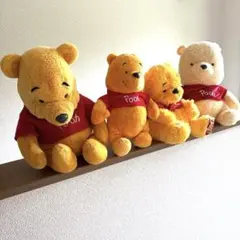 くまのプーさん ぬいぐるみ 4体セット