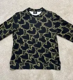PS Paul Smith スウェット(ハート柄) ブラック・オリーブ　【L】
