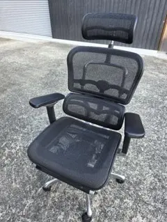 エルゴヒューマン　メッシュオフィスチェア ヘッドレスト付き