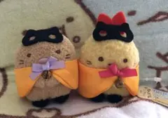 ※訳あり※ ねこねこハロウィン　てのりぬいぐるみ　とんかつ　えびふらいのしっぽ