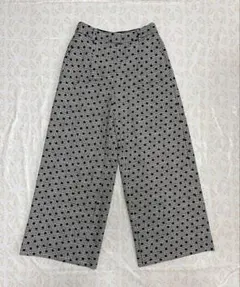 TOCCA☆ワイドパンツ2☆グレンチェック☆ドット柄☆千鳥格子【美品】