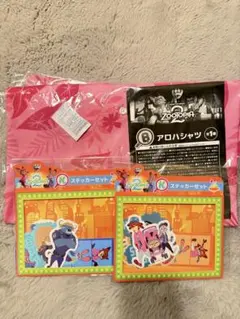 happyくじ　ズートピア Ｂ賞アロハシャツ K賞ステッカー未開封