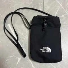 THE NORTH FACE スマホショルダーバッグ ブラックのサムネイル