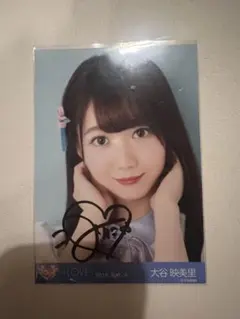 =LOVE イコラブ 大谷映美里 直筆生写真