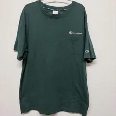 【2/20までの販売】Champion ダークグリーン Tシャツ XXLサイズ