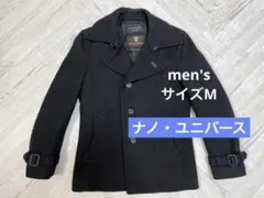 お値下げ‼️ナノ・ユニバース　men's カシミヤ混　ウールコート　サイズM
