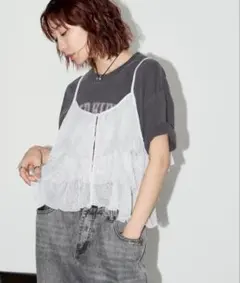 新品 Auntie Rosa Holiday スパークリングティアードキャミのサムネイル
