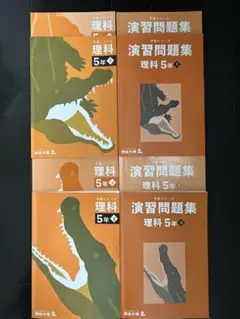 四谷大塚　予習シリーズ　演習問題集 理科 5年 4冊セット（2022年度）