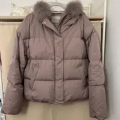noela ノエラ ダウンコート モカ ショートコート フェミニン ガーリー