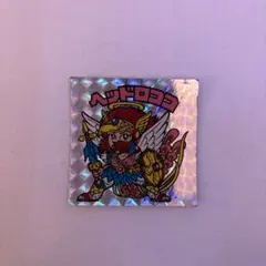 旧ビックリマン　チョコ版　9弾　ヘッドロココ　逆扇　裏薄黄
