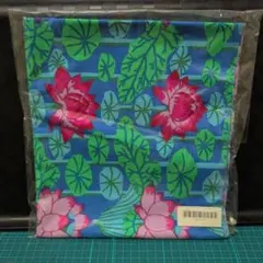 蓮の花プリント生地5枚セット