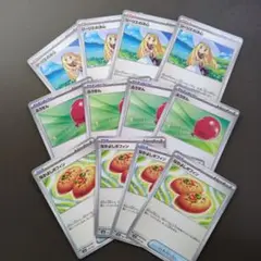 ポケカ　リーリエの決心　ふうせん　なかよしポフィン　各4　汎用