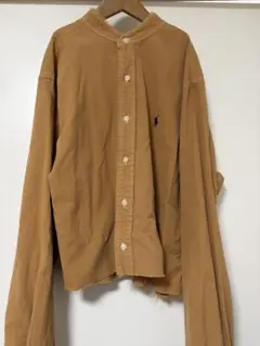 Polo Ralph Lauren リメイク古着長袖シャツ キャメルのサムネイル