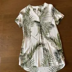 H&M ボタニカル柄 チュニック 半袖のサムネイル