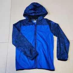 UNDER ARMOUR　青 フード付きウィンドブレーカー YXL
