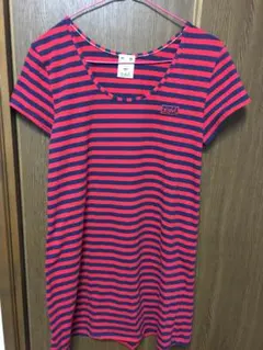 X-girl ボーダーワンピース