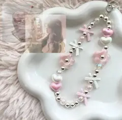 人気No.2＊【再販20回目！】ビーズストラップ