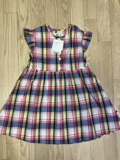 【新品・タグ付き】Bobson チェックワンピース 120cmのサムネイル